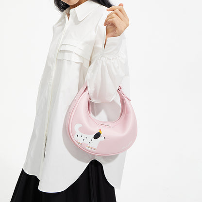 Co-Branded Half Moon Bag