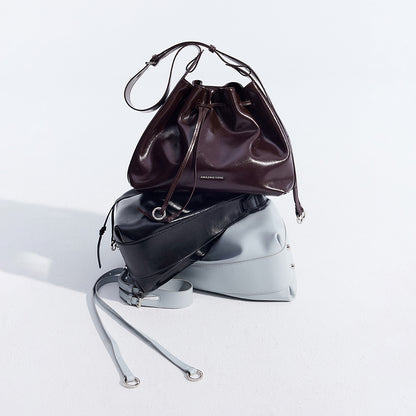 Donut Drawstring Bucket Bag