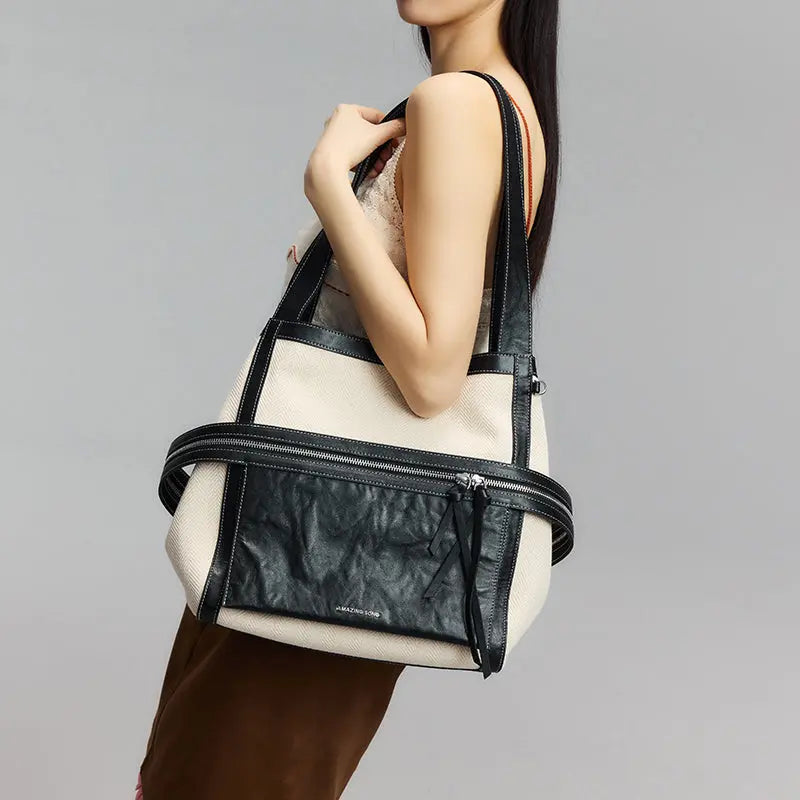 Cheese Roll Tote Bag - Woven Family