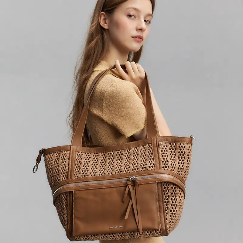 Cheese Roll Tote Bag - Woven Family