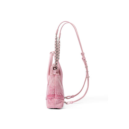 Denim Hobo Backpack - Mini