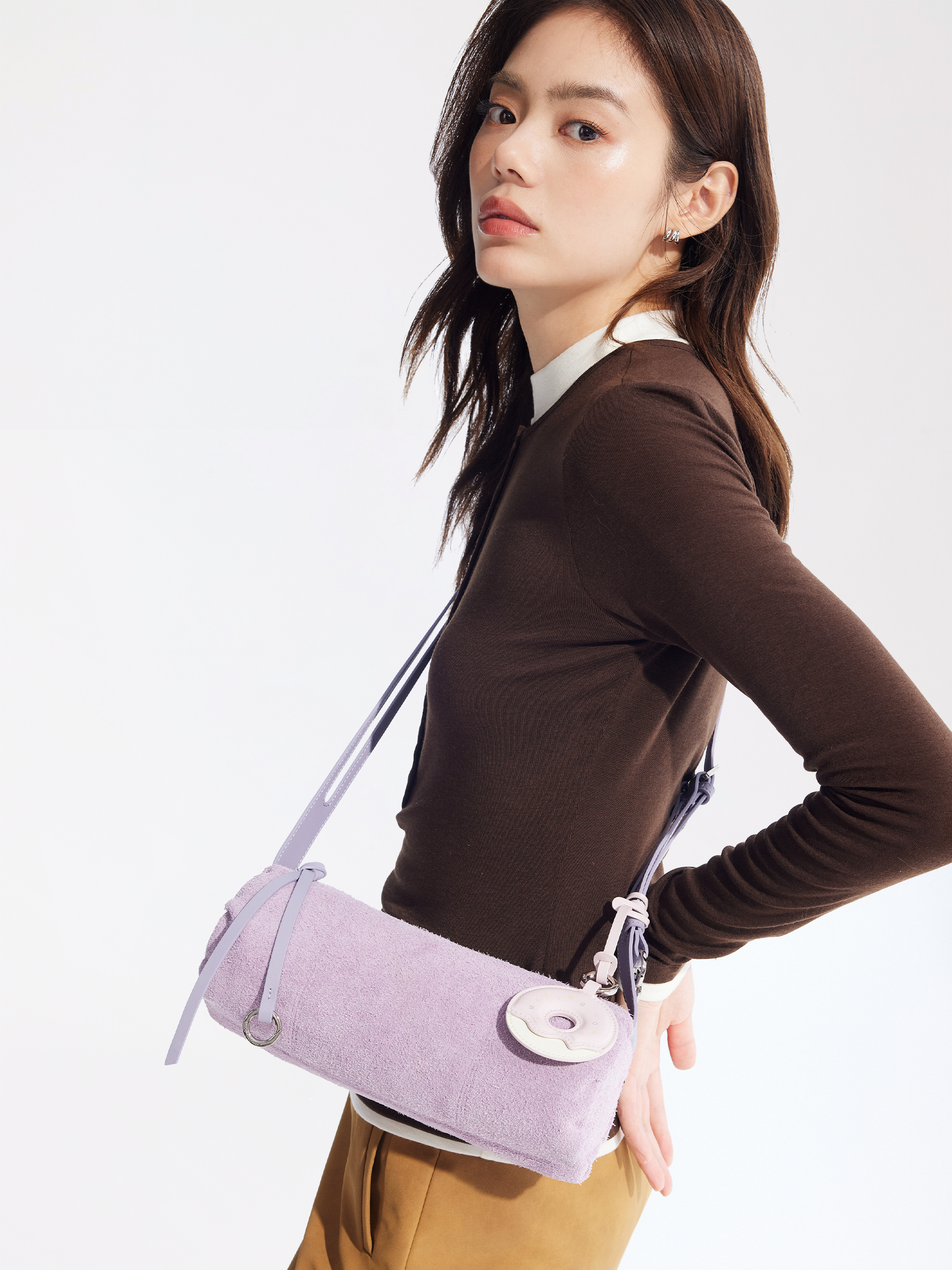 Donut Pen Holder Bag - Suede AMAZING SONG