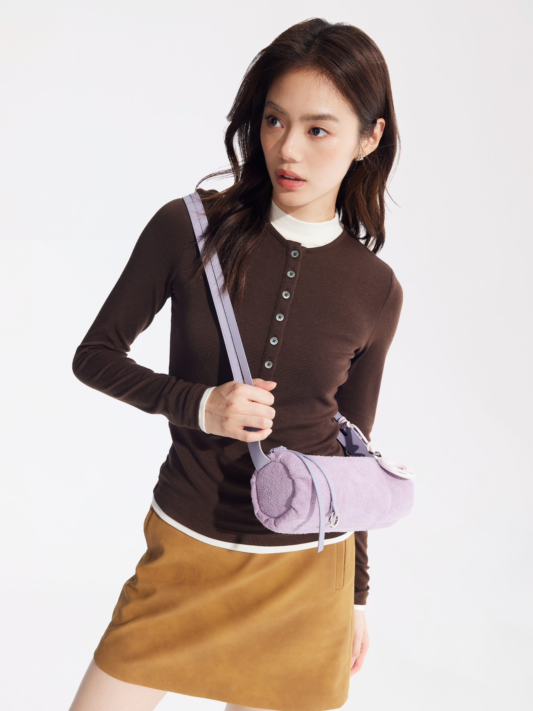 Donut Pen Holder Bag - Suede AMAZING SONG