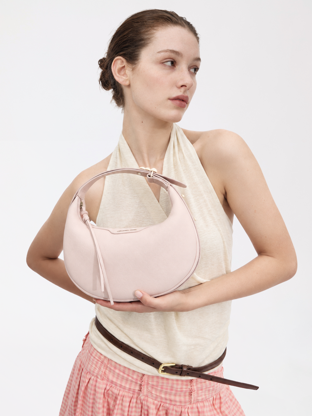 Half Moon Bag - Small - Top-Grain Leather AMAZING SONG