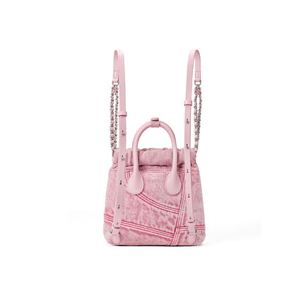 Denim Hobo Backpack - Mini