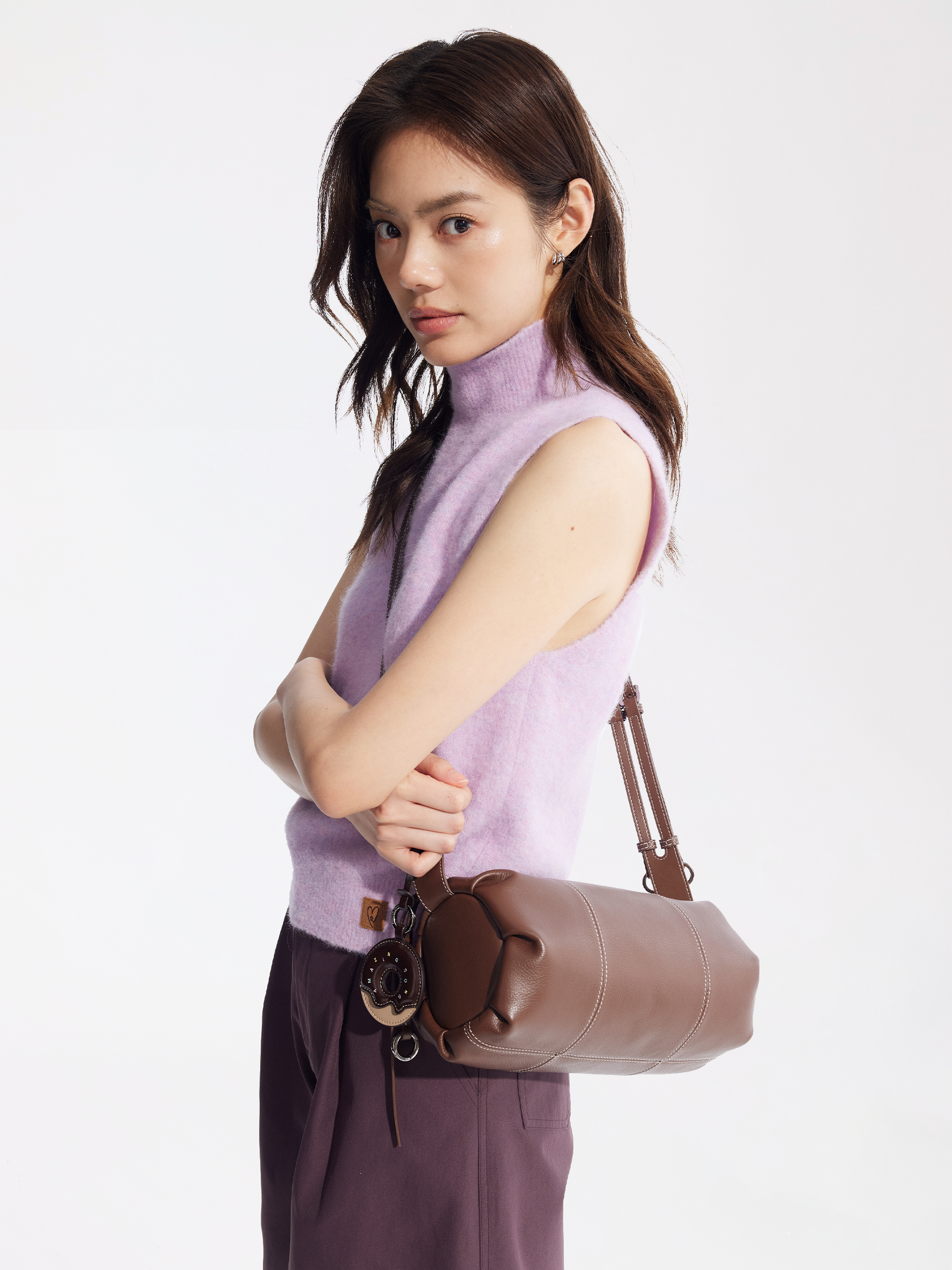 Donut Pen Holder Bag – Top-Grain Leather AMAZING SONG