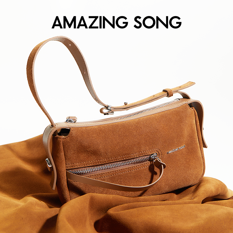 Liqueur Mahjong Bag-Suede