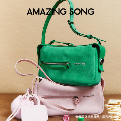 Liqueur Mahjong Bag-Suede