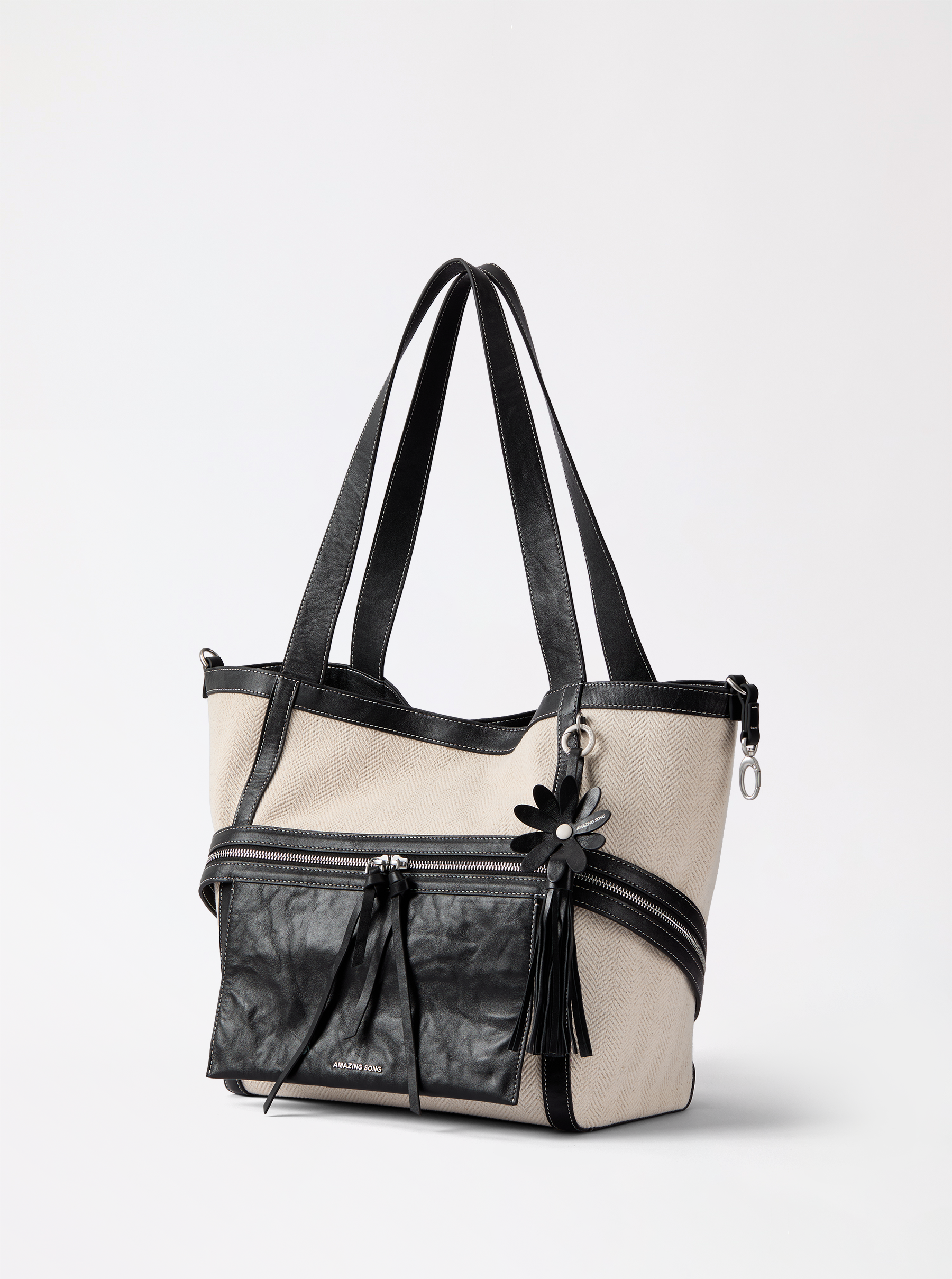 Cheese Roll Tote Bag - Woven Family AMAZING SONG