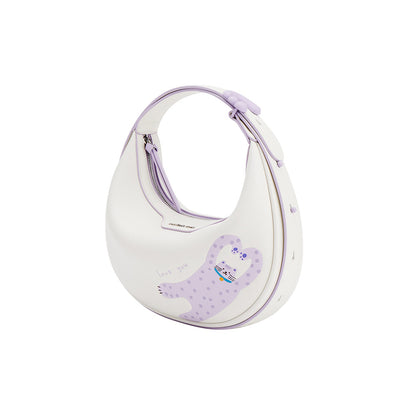 Co-Branded Half Moon Bag