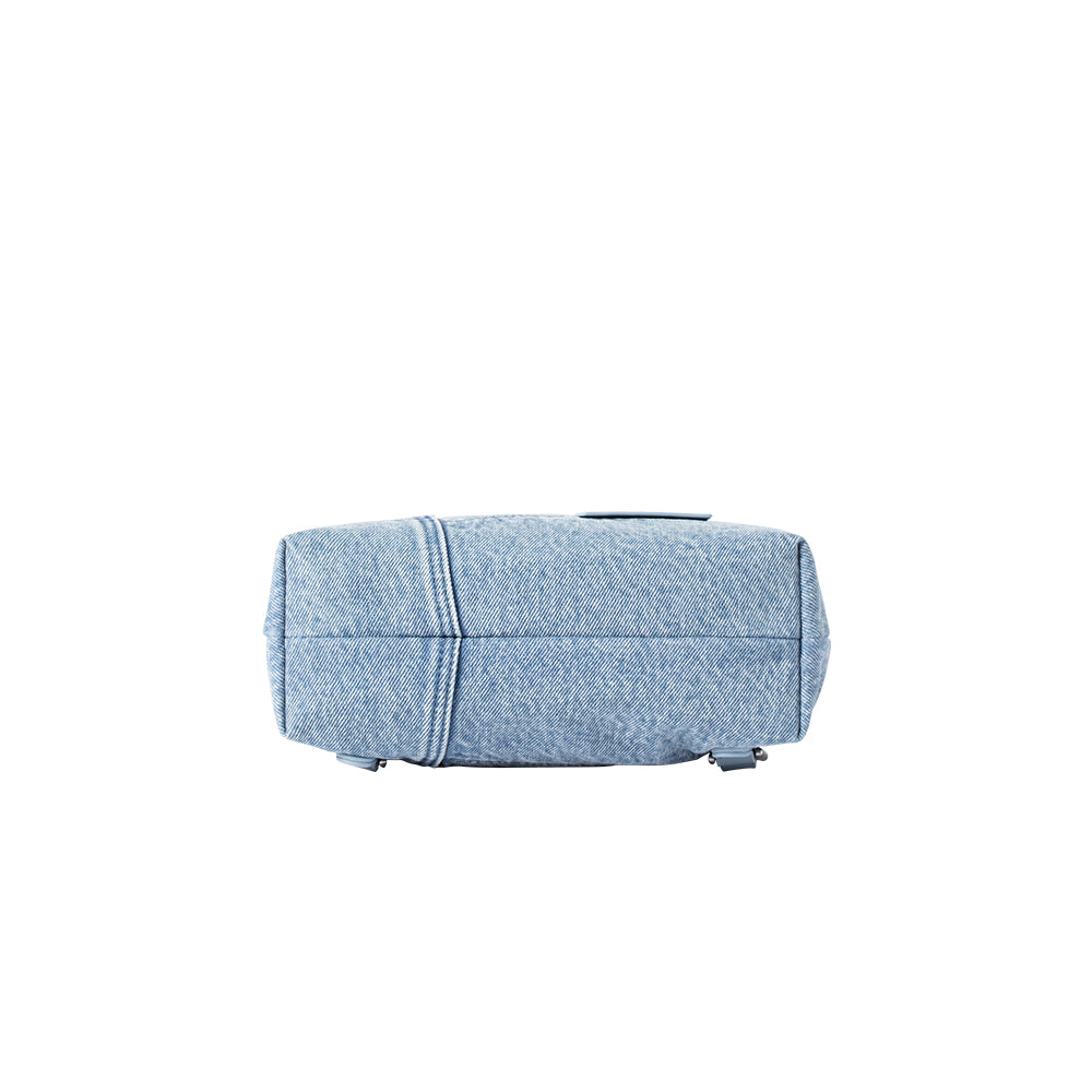 Denim Hobo Backpack - Small
