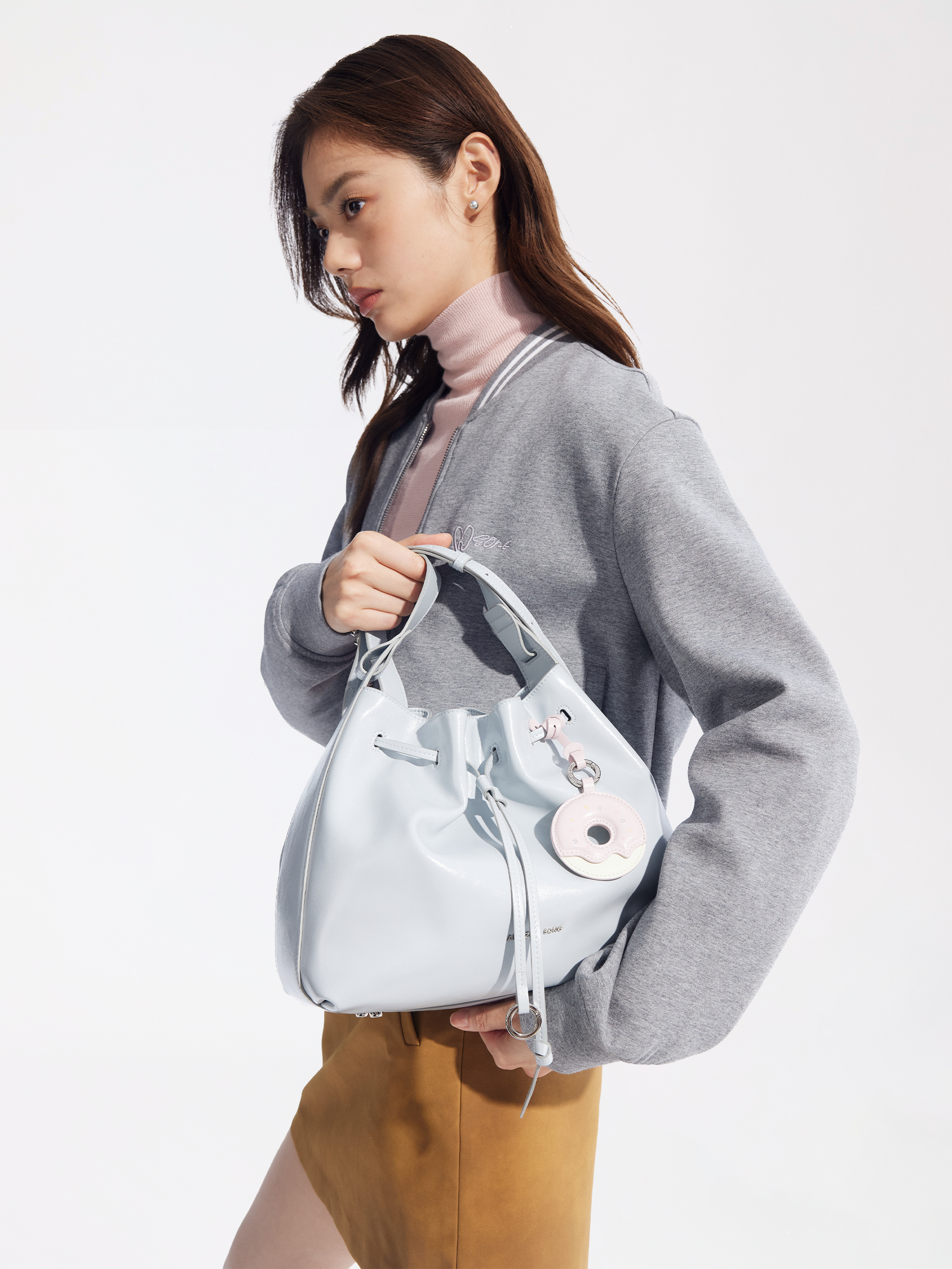 Donut Drawstring Bucket Bag AMAZING SONG