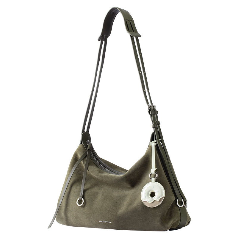 Donut Hobo Bag - Suede AMAZING SONG