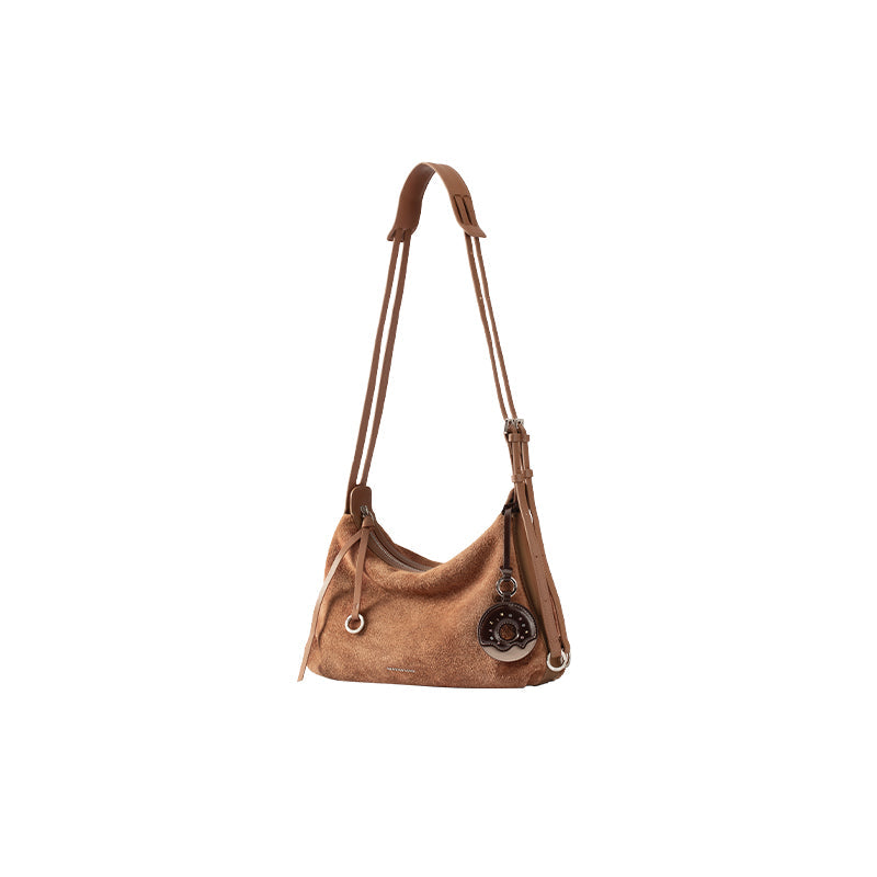 Donut Hobo Bag - Suede - Small AMAZING SONG