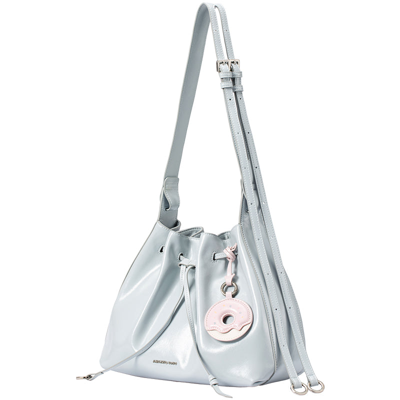 Donut Drawstring Bucket Bag