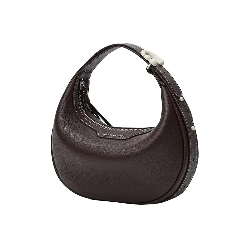 Half Moon Bag - Small - Top-Grain Leather