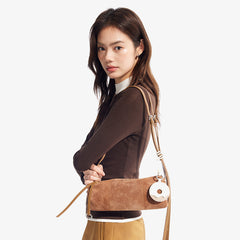 Donut Pen Holder Bag - Suede