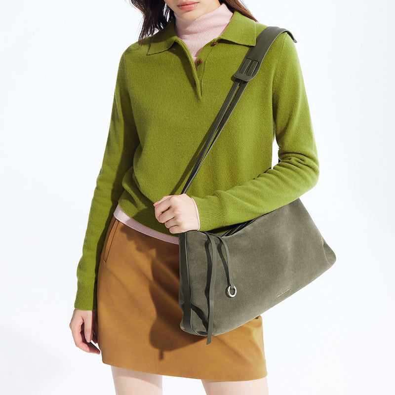 Donut Hobo Bag - Suede - Small AMAZING SONG