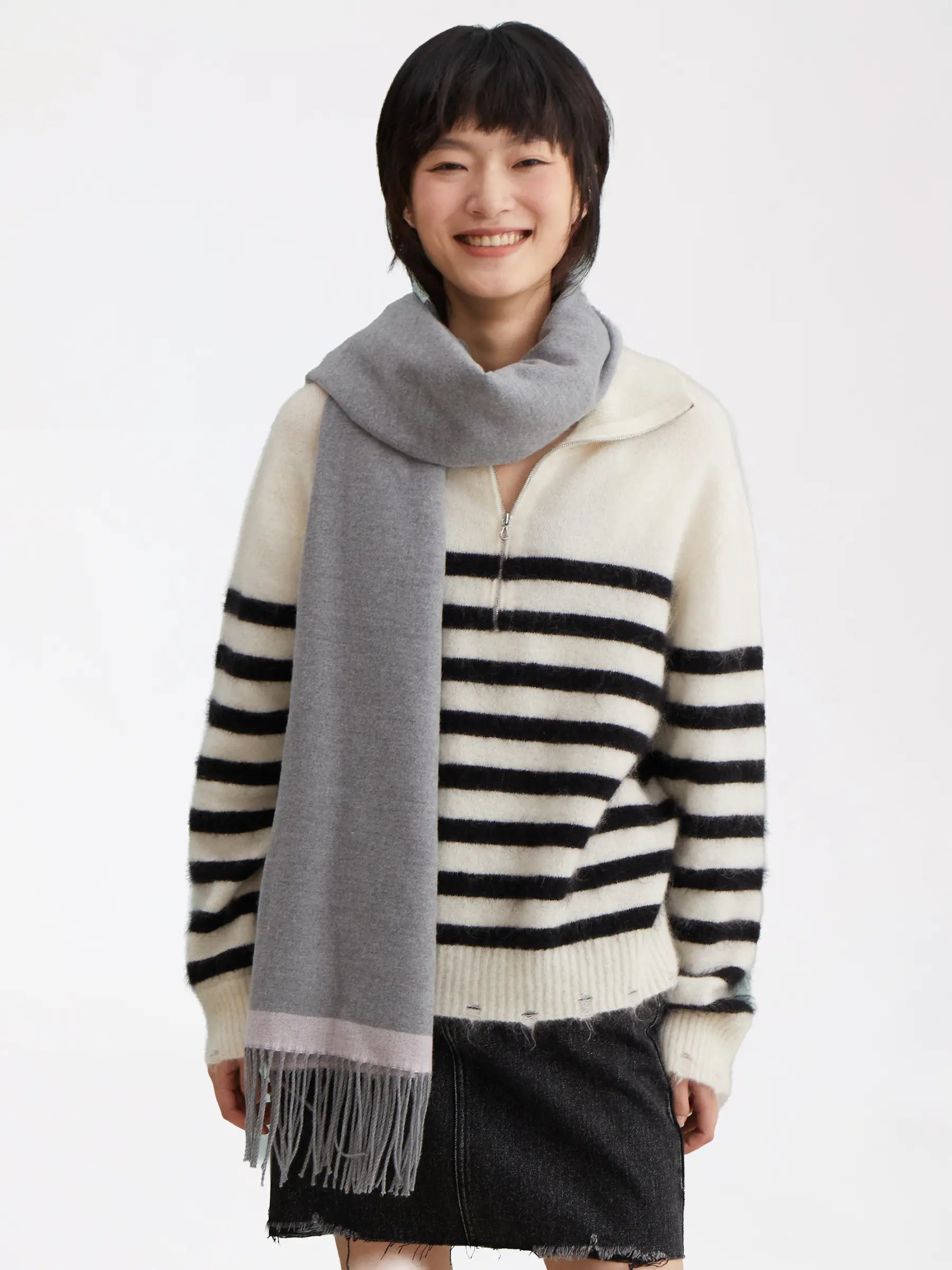 Thin Wool Scarf