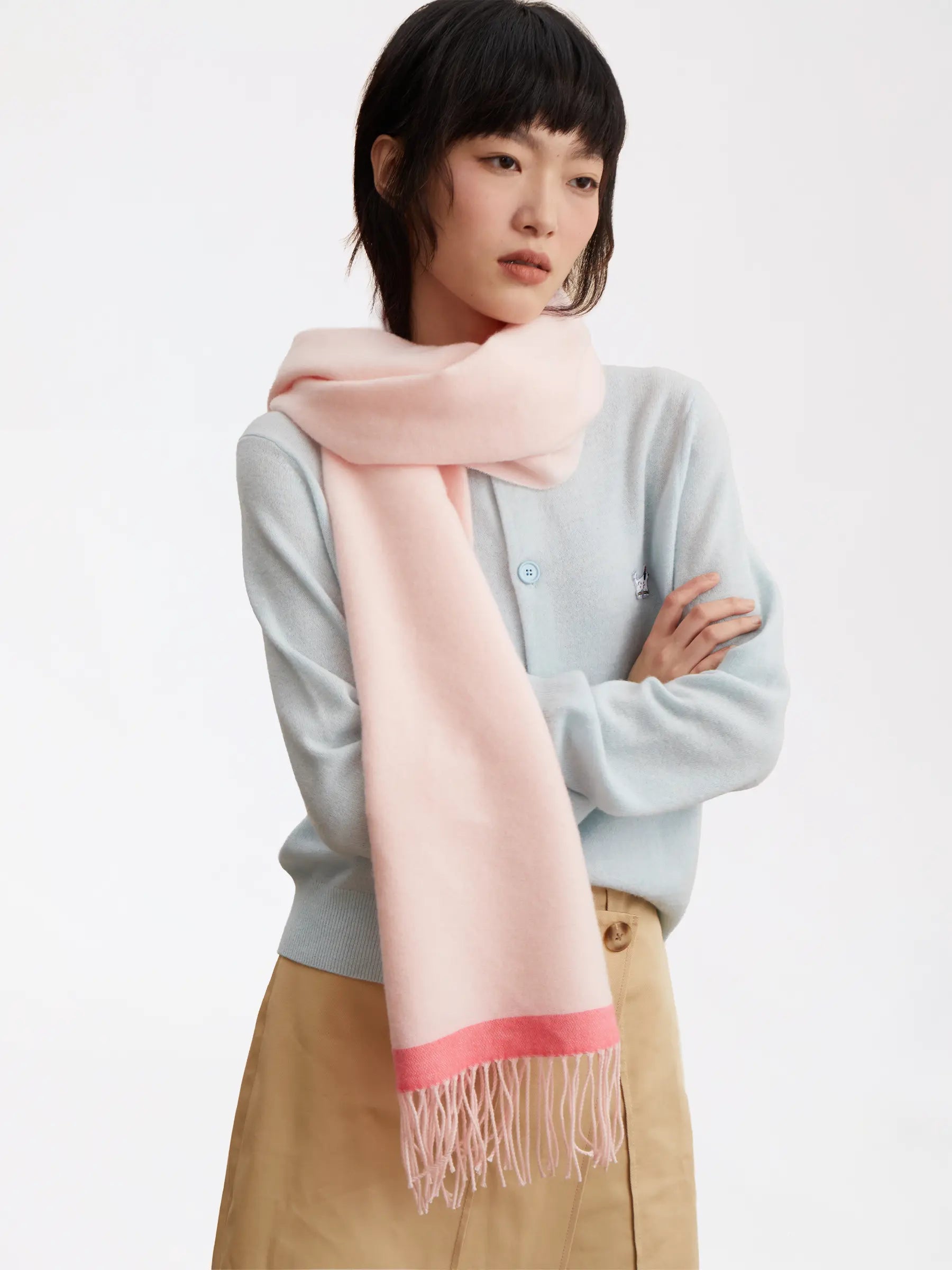 Thin Wool Scarf