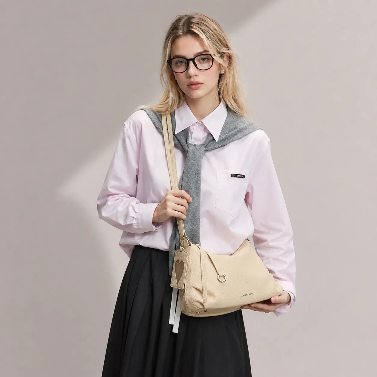 Donut Hobo Bag Top -Grain Cowhide – Small