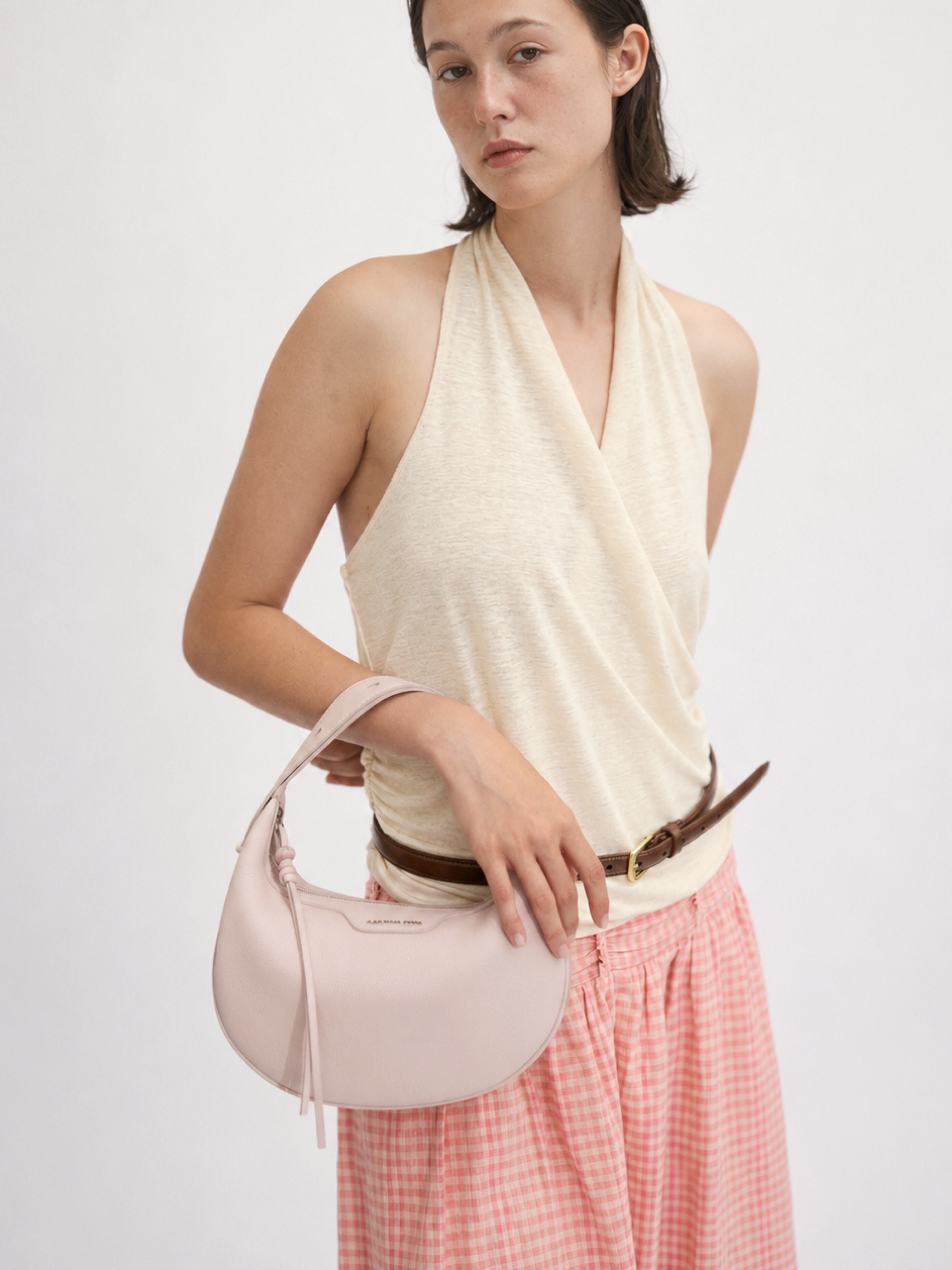 Half Moon Bag - Small - Top-Grain Leather AMAZING SONG