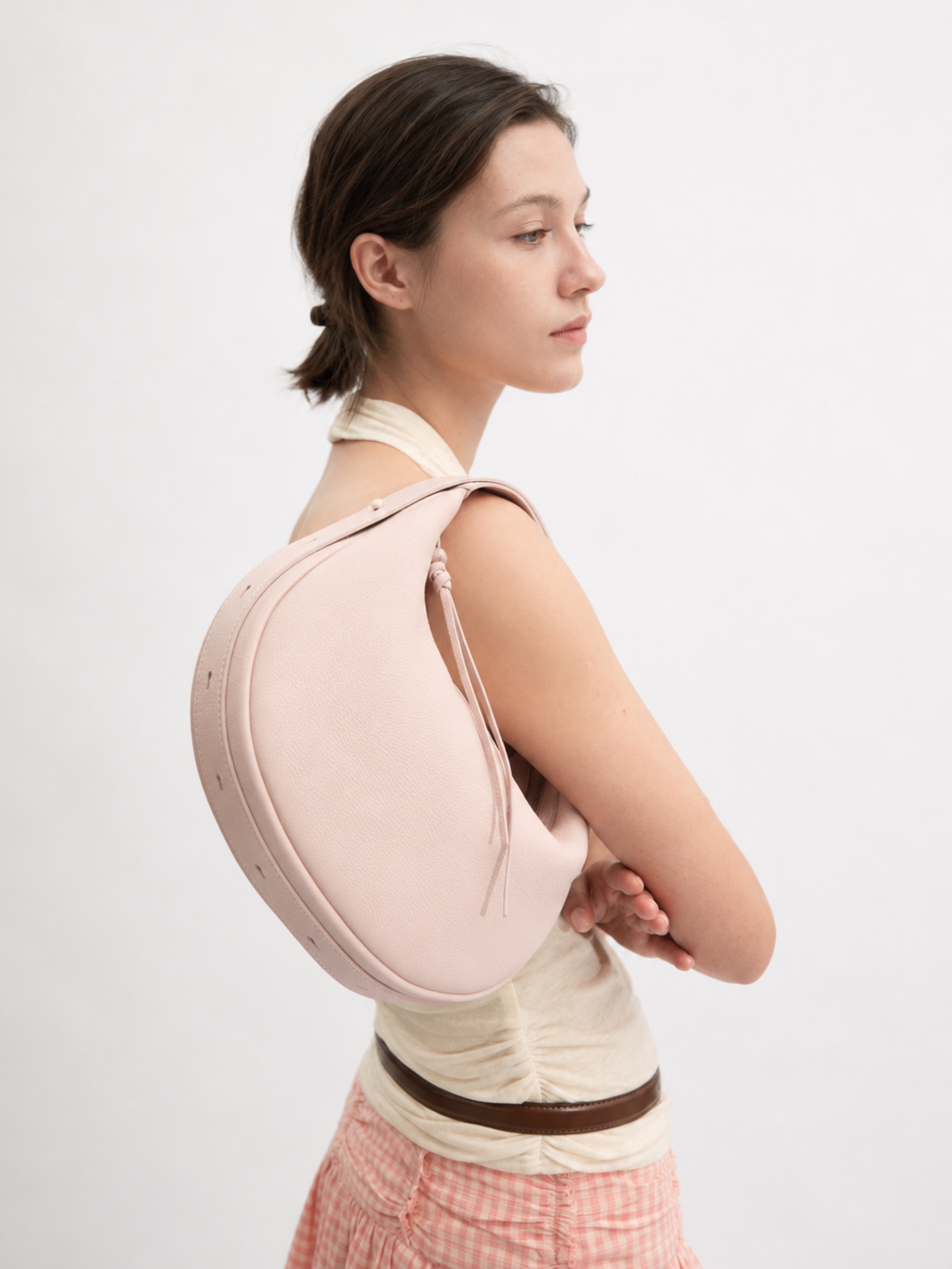 Half Moon Bag - Small - Top-Grain Leather AMAZING SONG