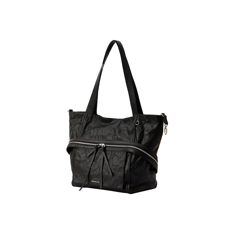 Cheese Roll Tote Bag - Gilded Black