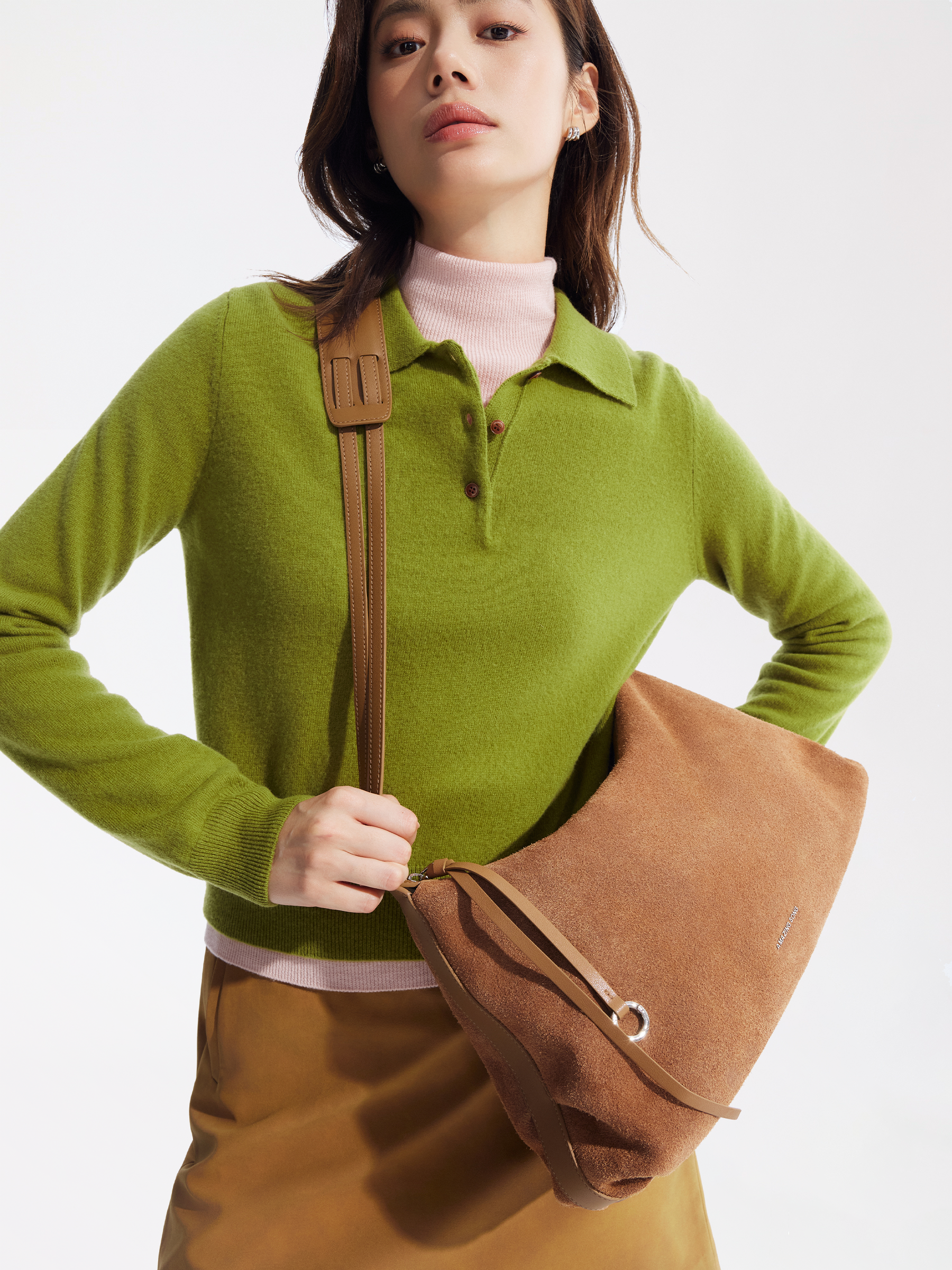 Donut Hobo Bag - Suede - Large AMAZING SONG