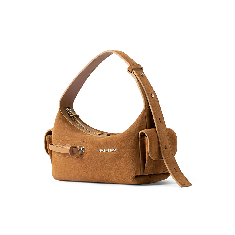 Liqueur Lunch Box Bag - Suede