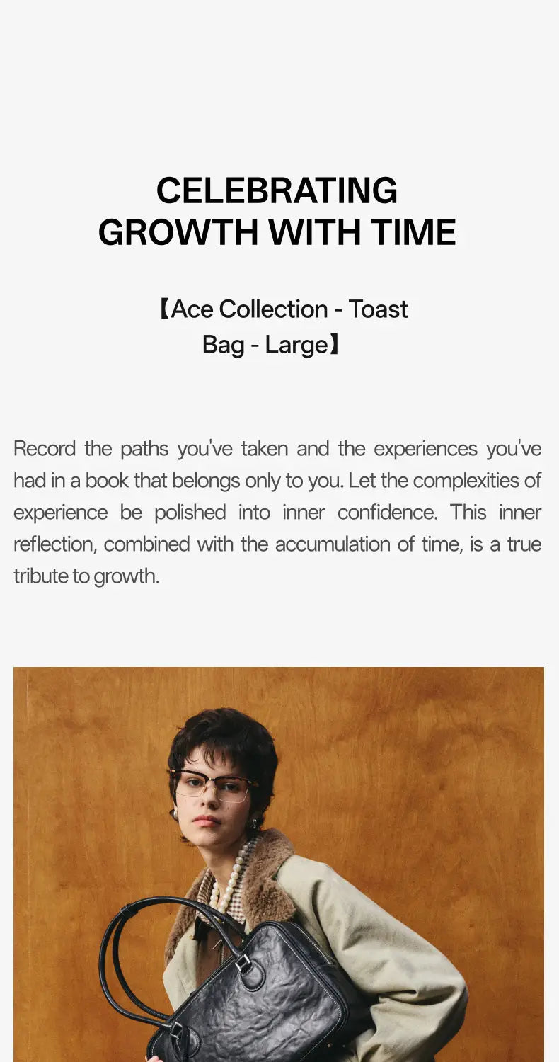 Toast Bag Top Grain Leather - Large