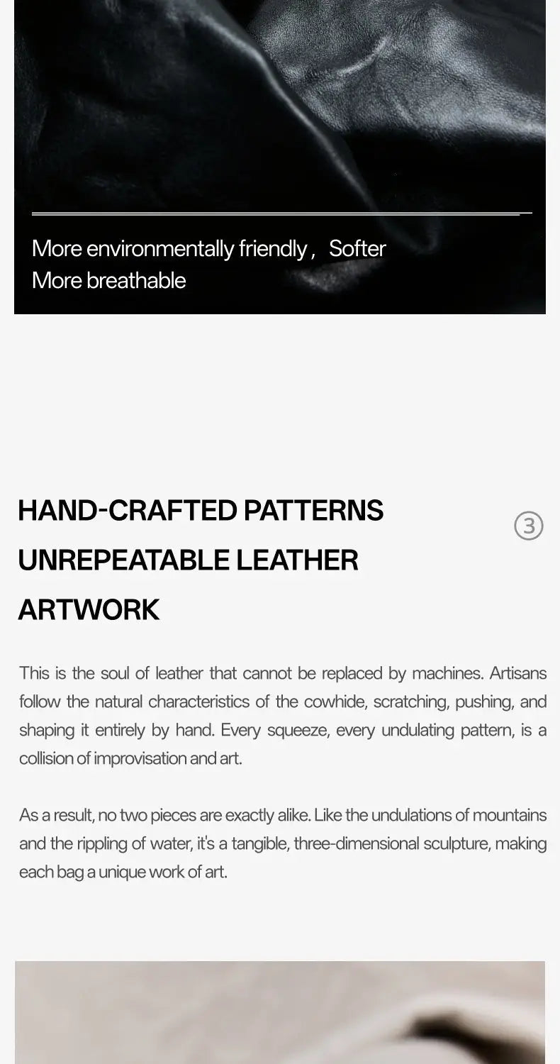 Toast Bag Top Grain Leather - Large